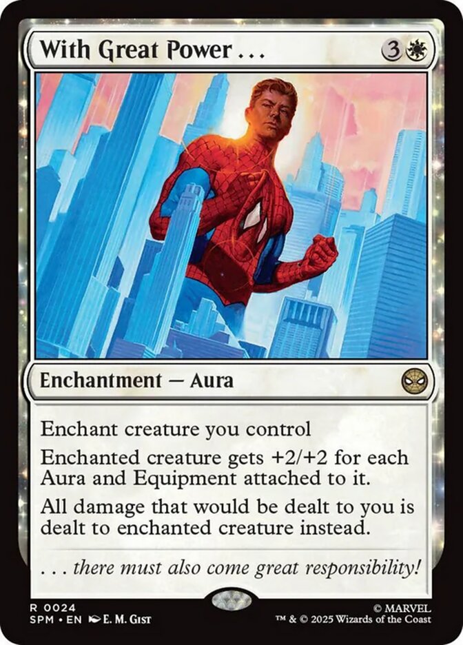 Magic the Gathering Card - With Great Power... - MTG Circle