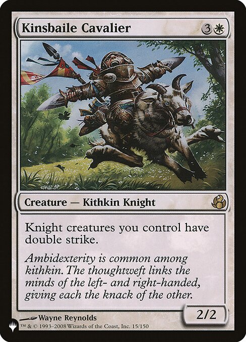 Magic the Gathering Card - Kinsbaile Cavalier - MTG Circle