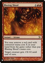 Magic the Gathering Card - Blazing Shoal - MTG Circle
