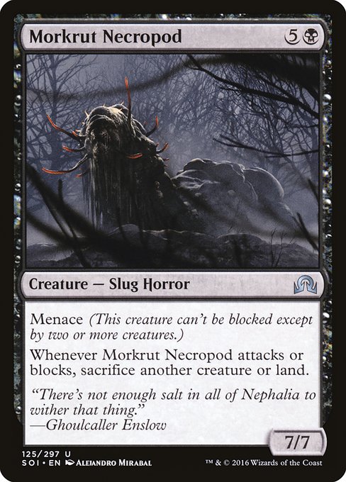 Magic the Gathering Card - Morkrut Necropod - MTG Circle