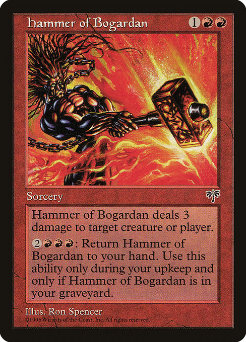 Magic the Gathering Card - Hammer of Bogardan - MTG Circle