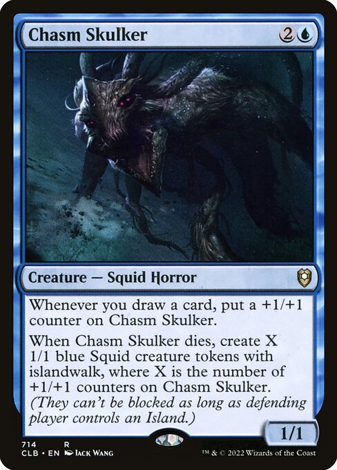 Magic the Gathering Card - Chasm Skulker - MTG Circle