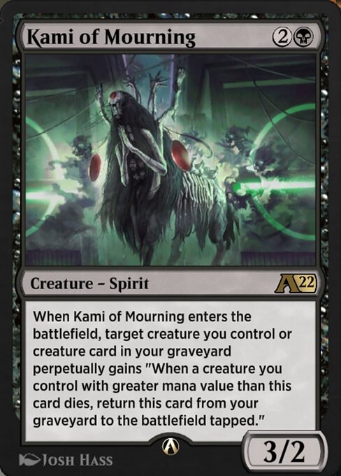 Magic the Gathering Card - Kami of Mourning - MTG Circle