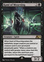 Magic the Gathering Card - Kami of Mourning - MTG Circle