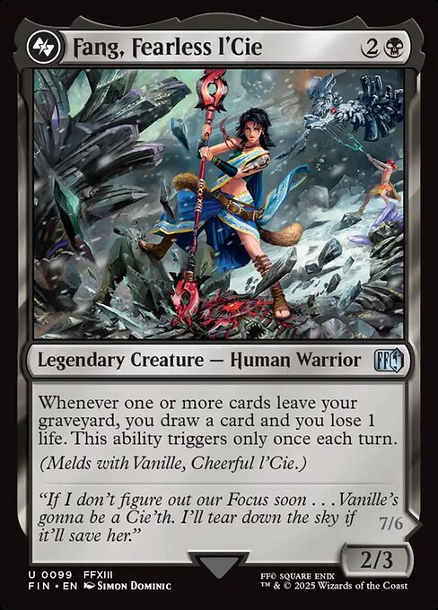 Magic the Gathering Card - Fang, Fearless l'Cie - MTG Circle