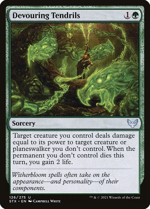 Magic the Gathering Card - Devouring Tendrils - MTG Circle