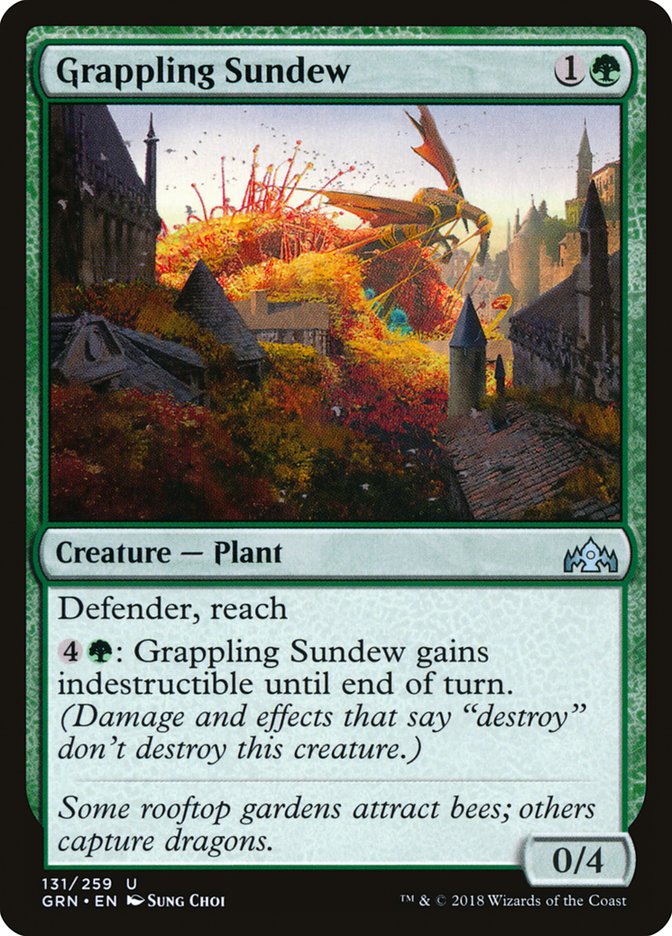 Magic the Gathering Card - Grappling Sundew - MTG Circle