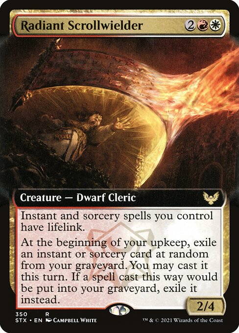Magic the Gathering Card - Radiant Scrollwielder - MTG Circle
