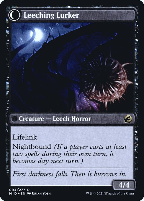 Magic the Gathering Card - Leeching Lurker - MTG Circle