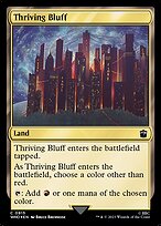 Magic the Gathering Card - Thriving Bluff - MTG Circle