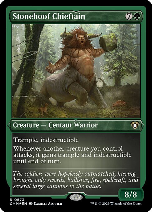 Magic the Gathering Card - Stonehoof Chieftain - MTG Circle