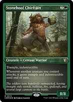 Magic the Gathering Card - Stonehoof Chieftain - MTG Circle