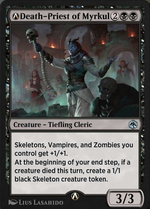 Magic the Gathering Card - A-Death-Priest of Myrkul - MTG Circle