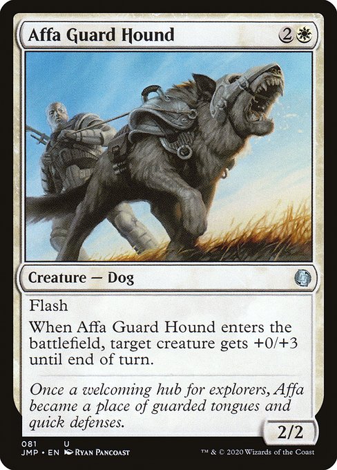 Magic the Gathering Card - Affa Guard Hound - MTG Circle