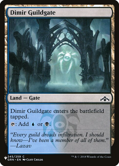 Magic the Gathering Card - Dimir Guildgate - MTG Circle