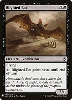 Magic the Gathering Card - Blighted Bat - MTG Circle