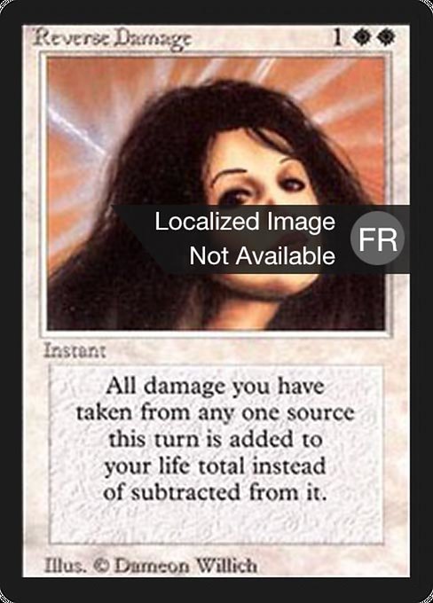 Magic the Gathering Card - Reverse Damage - MTG Circle
