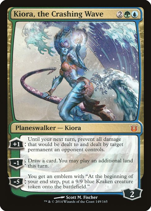 Magic the Gathering Card - Kiora, the Crashing Wave - MTG Circle