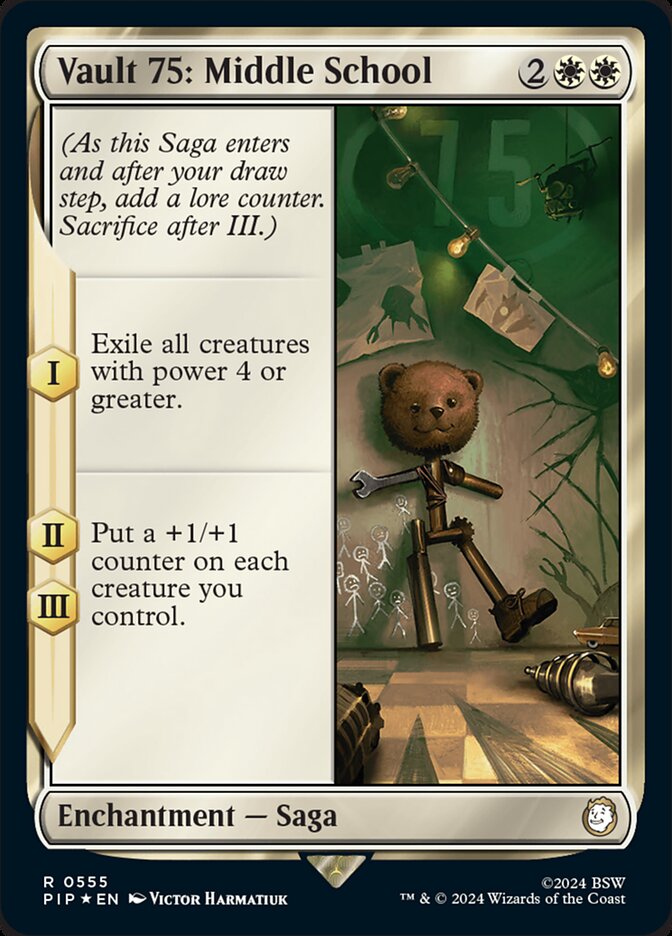 Magic the Gathering Card - Vault 75: Middle School - MTG Circle