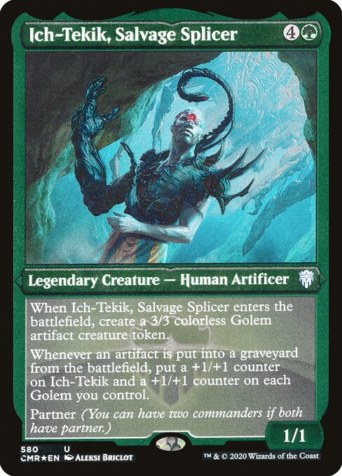 Magic the Gathering Card - Ich-Tekik, Salvage Splicer - MTG Circle