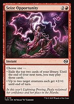 Magic the Gathering Card - Seize Opportunity - MTG Circle