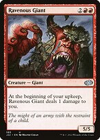 Magic the Gathering Card - Ravenous Giant - MTG Circle