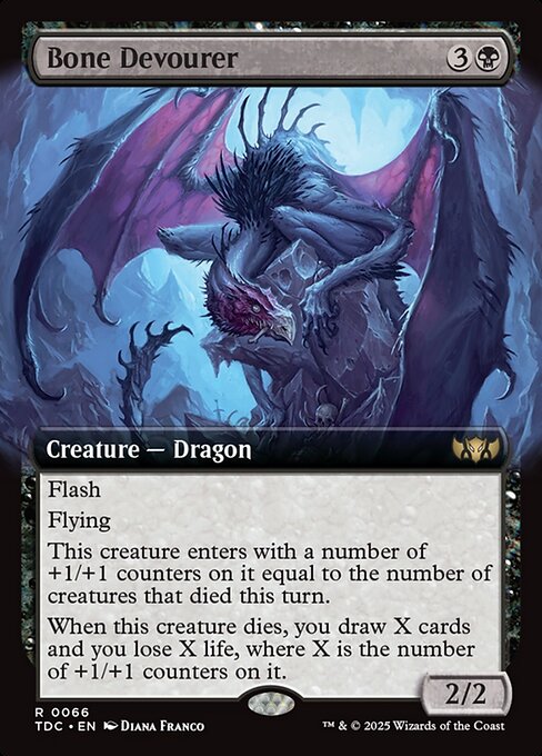 Magic the Gathering Card - Bone Devourer - MTG Circle