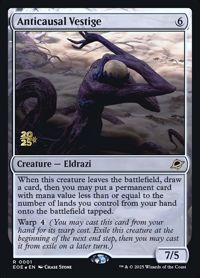 Magic the Gathering Card - Anticausal Vestige - MTG Circle