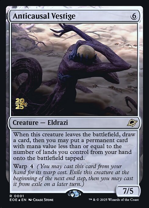 Magic the Gathering Card - Anticausal Vestige - MTG Circle