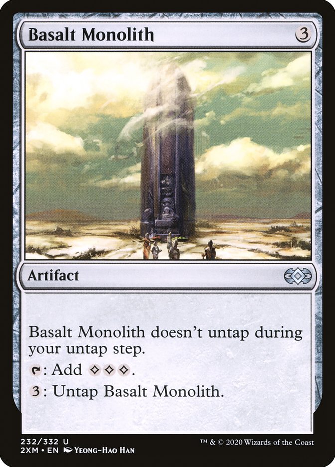Magic the Gathering Card - Basalt Monolith - MTG Circle