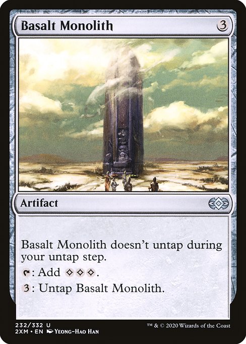 Magic the Gathering Card - Basalt Monolith - MTG Circle