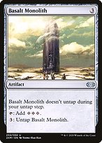 Magic the Gathering Card - Basalt Monolith - MTG Circle