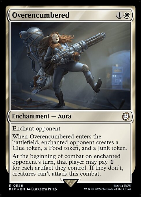 Magic the Gathering Card - Overencumbered - MTG Circle