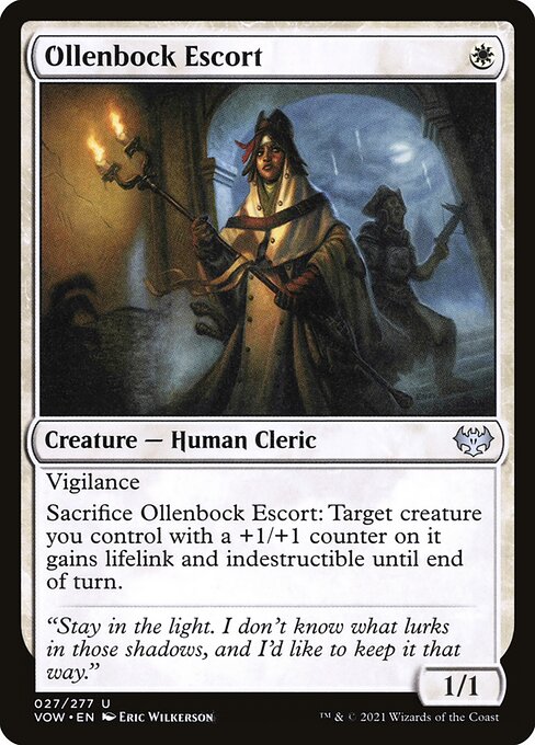Magic the Gathering Card - Ollenbock Escort - MTG Circle