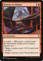 Magic the Gathering Card - Retreat to Valakut - MTG Circle