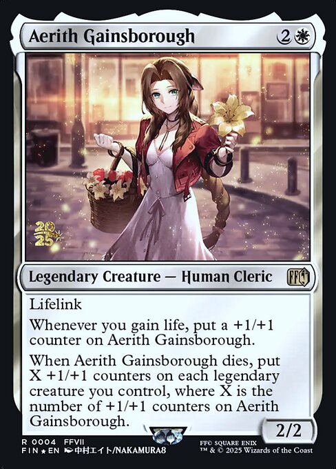 Magic the Gathering Card - Aerith Gainsborough - MTG Circle