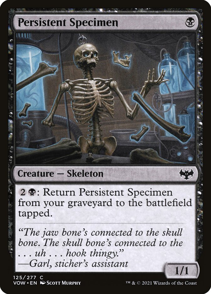 Magic the Gathering Card - Persistent Specimen - MTG Circle