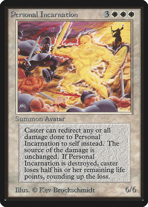 Magic the Gathering Card - Personal Incarnation - MTG Circle