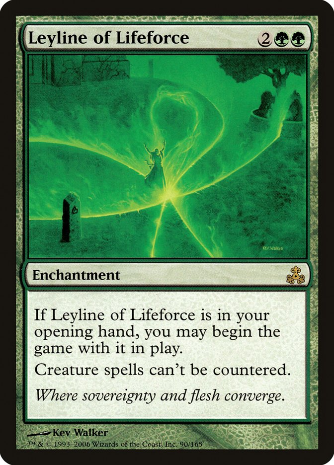 Magic the Gathering Card - Leyline of Lifeforce - MTG Circle