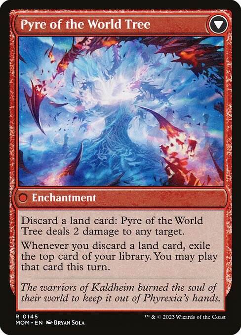 Magic the Gathering Card - Pyre of the World Tree - MTG Circle