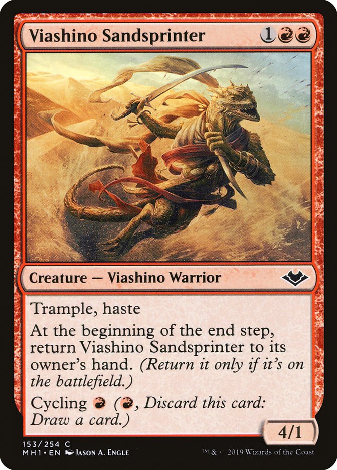 Magic the Gathering Card - Viashino Sandsprinter - MTG Circle