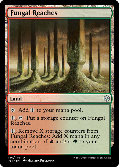 Magic the Gathering Card - Fungal Reaches - MTG Circle