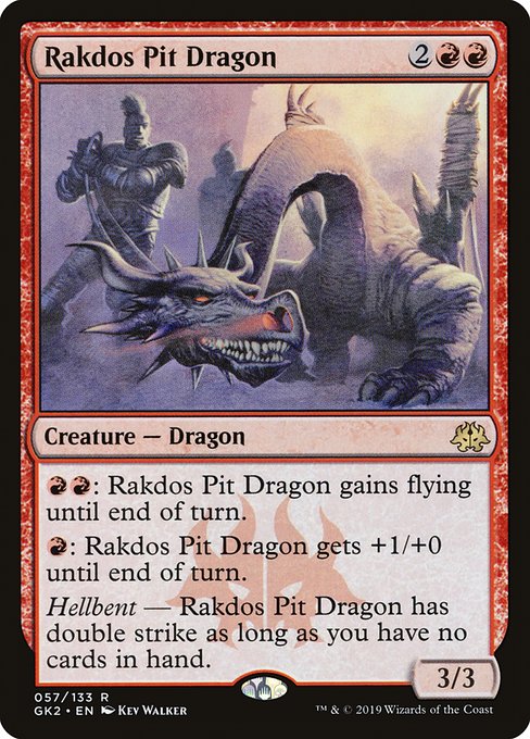Magic the Gathering Card - Rakdos Pit Dragon - MTG Circle
