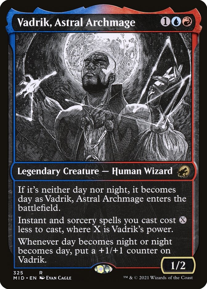Magic the Gathering Card - Vadrik, Astral Archmage - MTG Circle