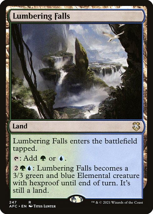 Magic the Gathering Card - Lumbering Falls - MTG Circle