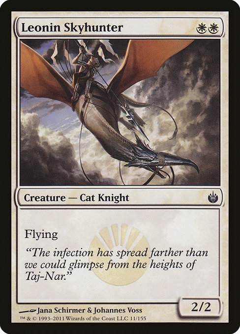 Magic the Gathering Card - Leonin Skyhunter - MTG Circle