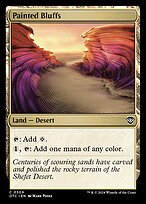Magic the Gathering Card - Painted Bluffs - MTG Circle