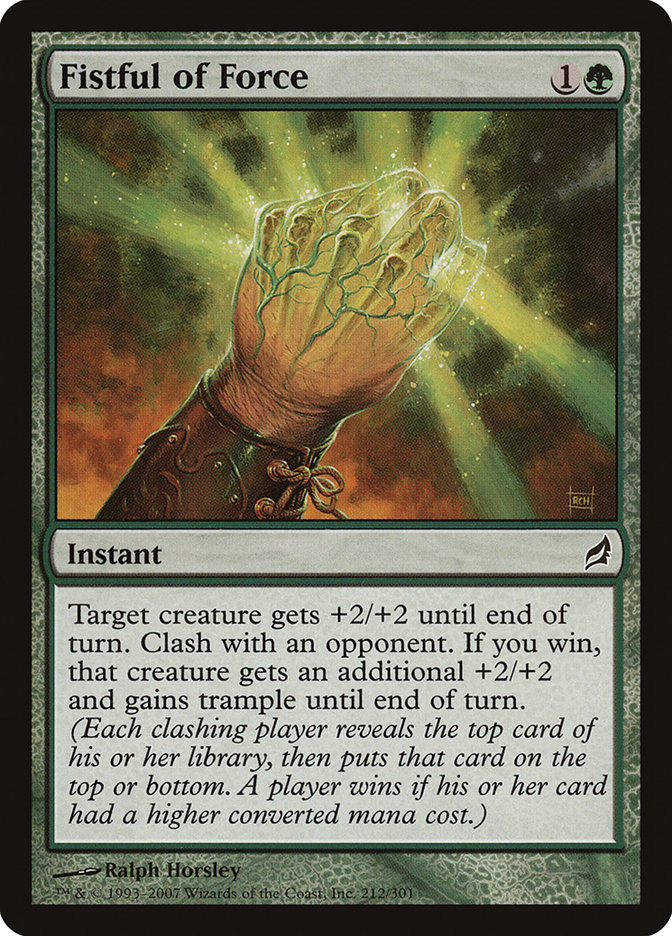 Magic the Gathering Card - Fistful of Force - MTG Circle