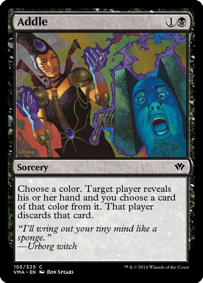 Magic the Gathering Card - Addle - MTG Circle