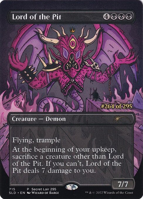 Magic the Gathering Card - Lord of the Pit - MTG Circle